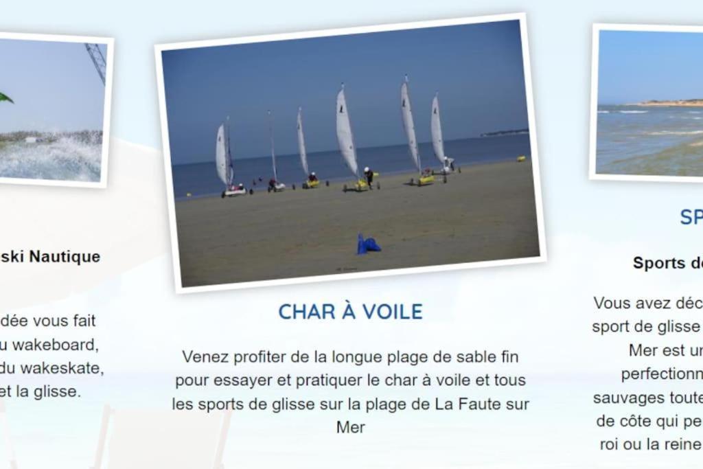 Villa L'Acacias Longeville-sur-Mer Exteriér fotografie